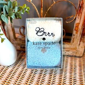 Kate Spade New York cozy socks brr new in box